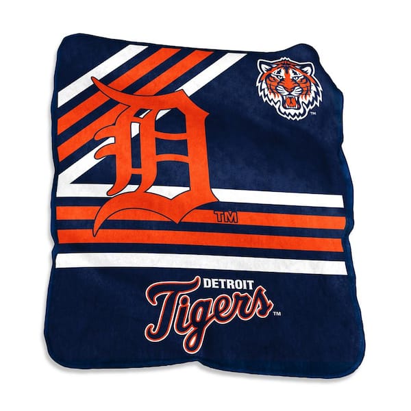 logobrands Detroit Tigers Multi Colored Raschel Throw