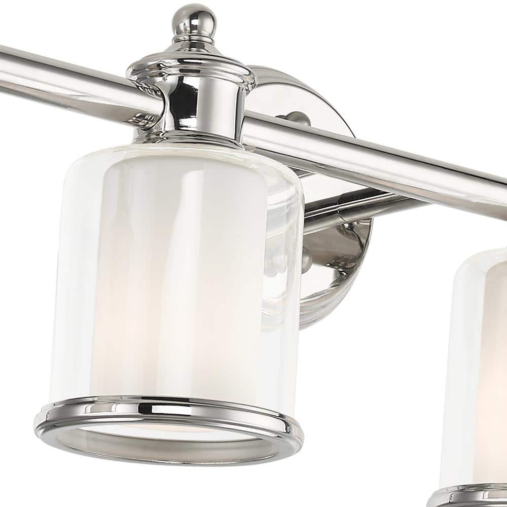 Polished Nickel 6-Light Dimmable Outdoor Vanity Sconce