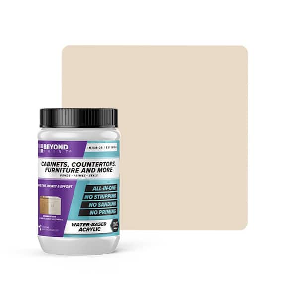 1 qt. Off White Cabinets, Countertops, Furniture and More Multi-Surface All-in-One Interior/Exterior Refinishing Paint
