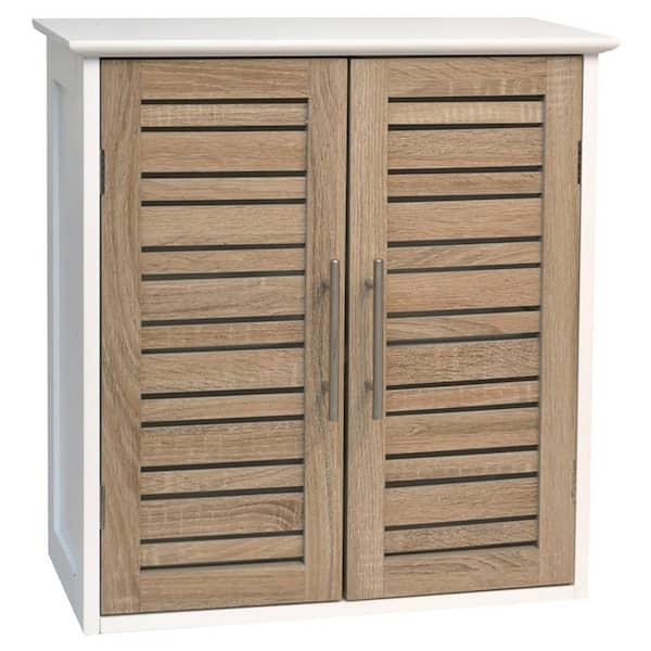 Stockholm 20.5 in. W Wall Mount Bath Wall Cabinet in Oak
