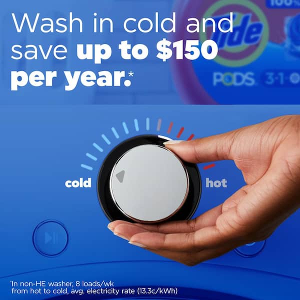 3 in 1 Spring Meadow Scent Liquid Laundry Detergent Pods, 112-Count