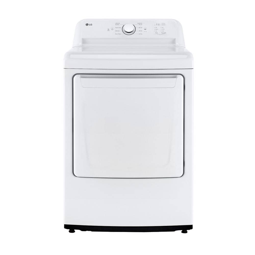 LG 7.3 Cu.Ft. Vented Electric Dryer in White with Sensor Dry Technology