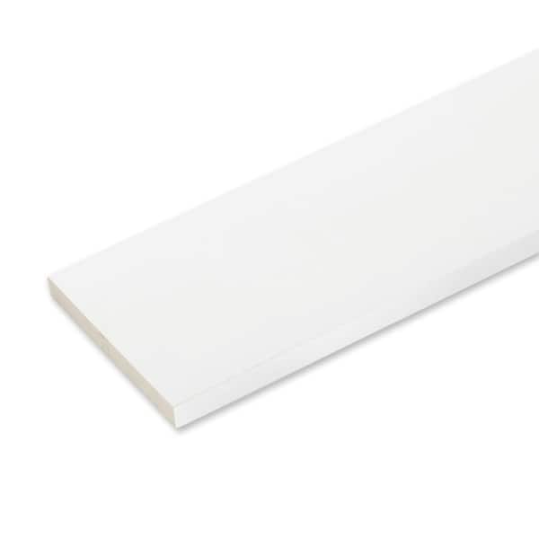 Veranda 3/4 in. x 7-1/4 in. x 12 ft. Reversible White PVC Trim