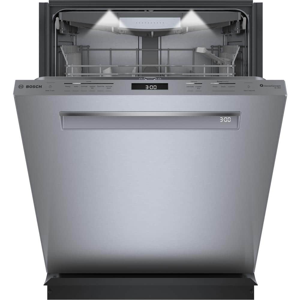 24" Stainless Steel Built-In Smart Dishwasher with Top Control