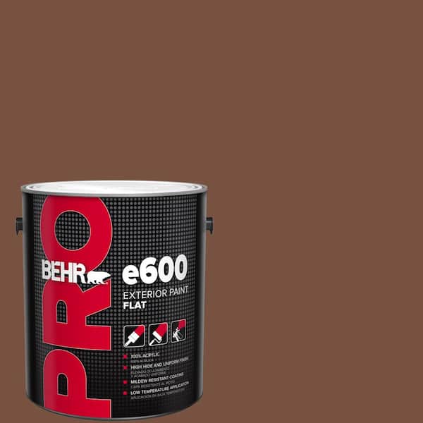 BEHR PRO 1 gal. #240F-7 Root Beer Flat Exterior Paint