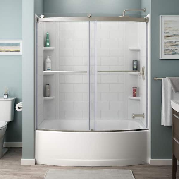 American Standard Ovation Curve 60 In, Curved Bathtub Shower Doors Philippines