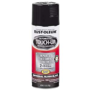 11 oz. Universal Gloss Black Touch-Up Spray Paint and Primer in One (6-Pack)