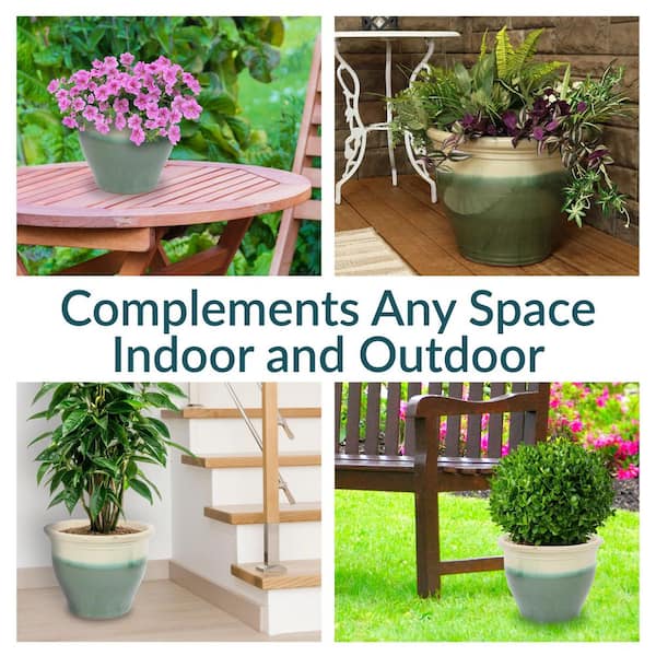 Sass & Belle Pastrl Ombré Leggy Planter Large Pink/Green – Langton