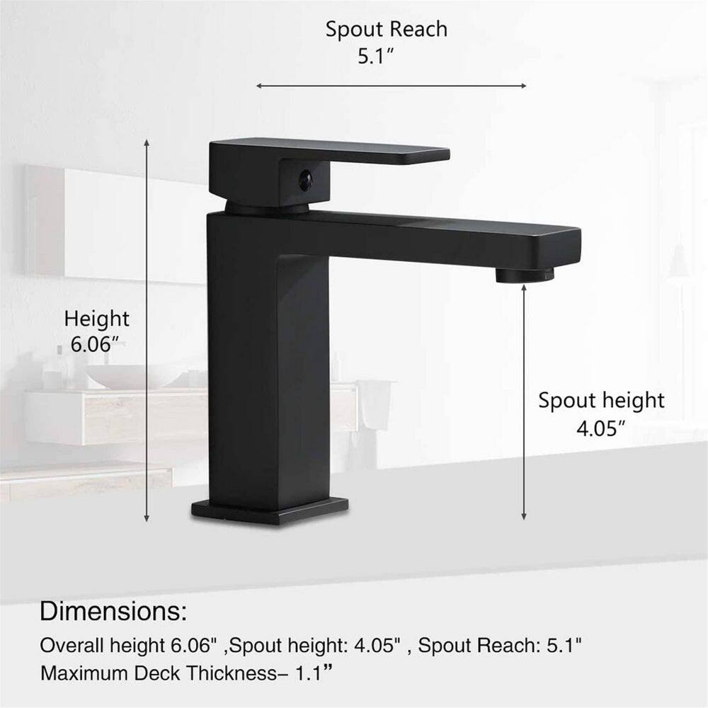 Single-Hole Single-handle Bathroom Faucet