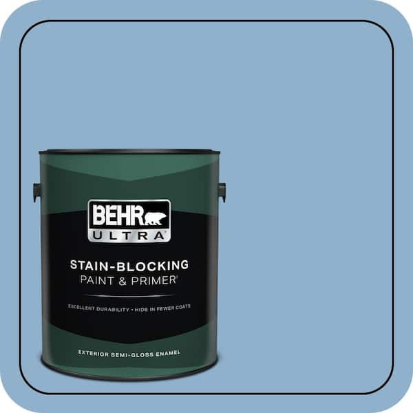 BEHR ULTRA 1 gal. #M510-3 Sailors Knot Semi-Gloss Enamel Exterior Paint & Primer