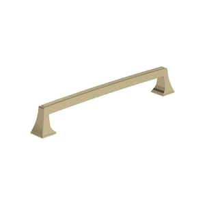 Mulholland 8 in. (203 mm) Center-to-Center Golden Champagne Cabinet Bar Pull (1-Pack)