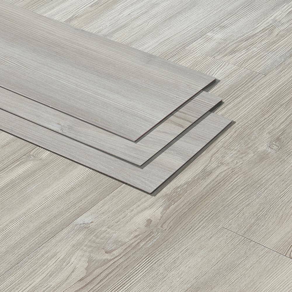 White Oak Vintage Gray Waterproof Vinyl Plank Flooring