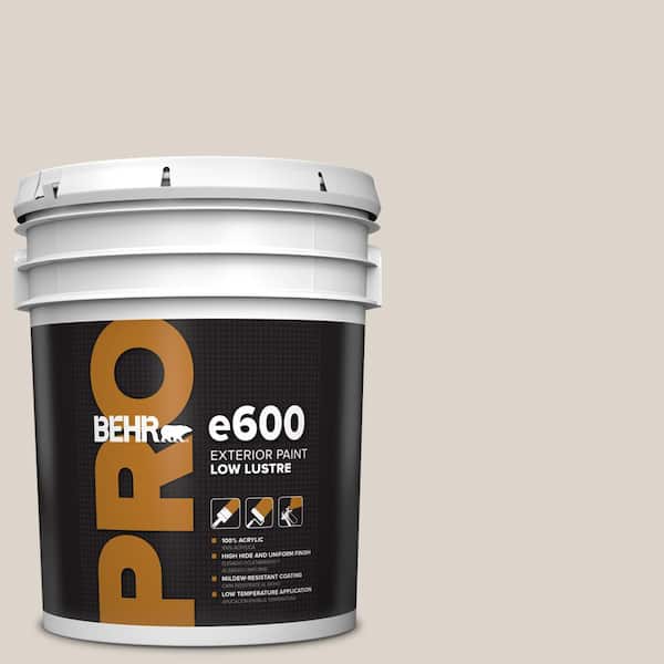BEHR PRO 5 gal. #ECC-18-2 Pebbled Shore Low Luster Exterior Paint