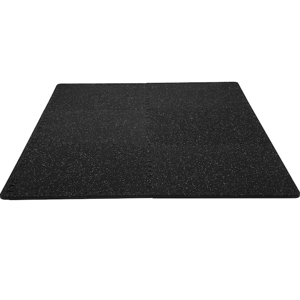 EVA Interlocking Foam Floor Mats 24 x 24 in. 0.5 in. Thickened Puzzle Rubber Tiles Exercise Floor Mat(6-Pcs 24 sq. ft.）