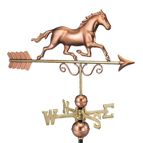 Galloping Horse Weathervane - Pure Copper