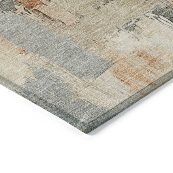 Chantille Machine Washable Indoor/Outdoor Abstract ACN1967 Ivory 9 ft. x 12 ft. Area Rug