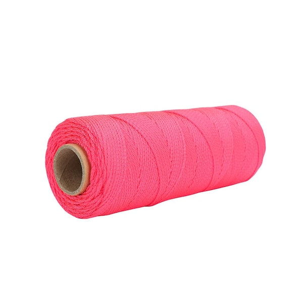 STRINGLINER COMPANY 35462 18 Construction Replacement Roll Braided FL. Pink  500', No Size, Multi - Twine 