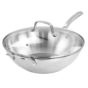 12 in. Stainless Steel Essential Pan with Lid