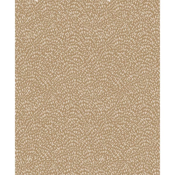 Unbranded Zen Collection Bronze Fan Fleck Metallic Sheen Finish Non-Pasted Non-Woven Wallpaper Sample