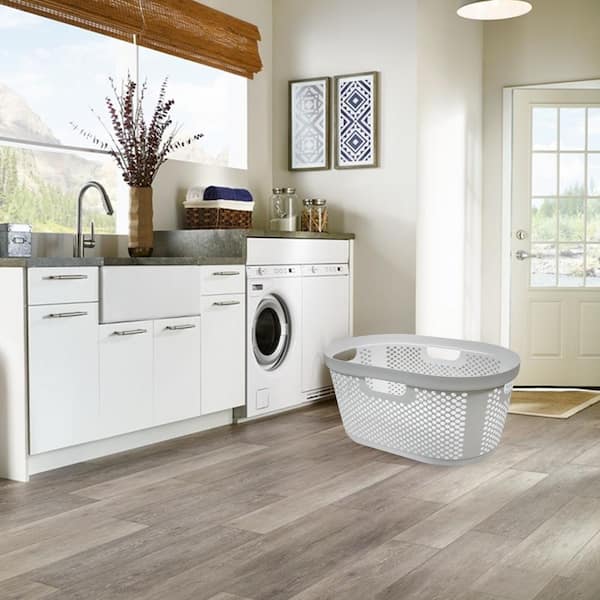 40 L Laundry Basket White