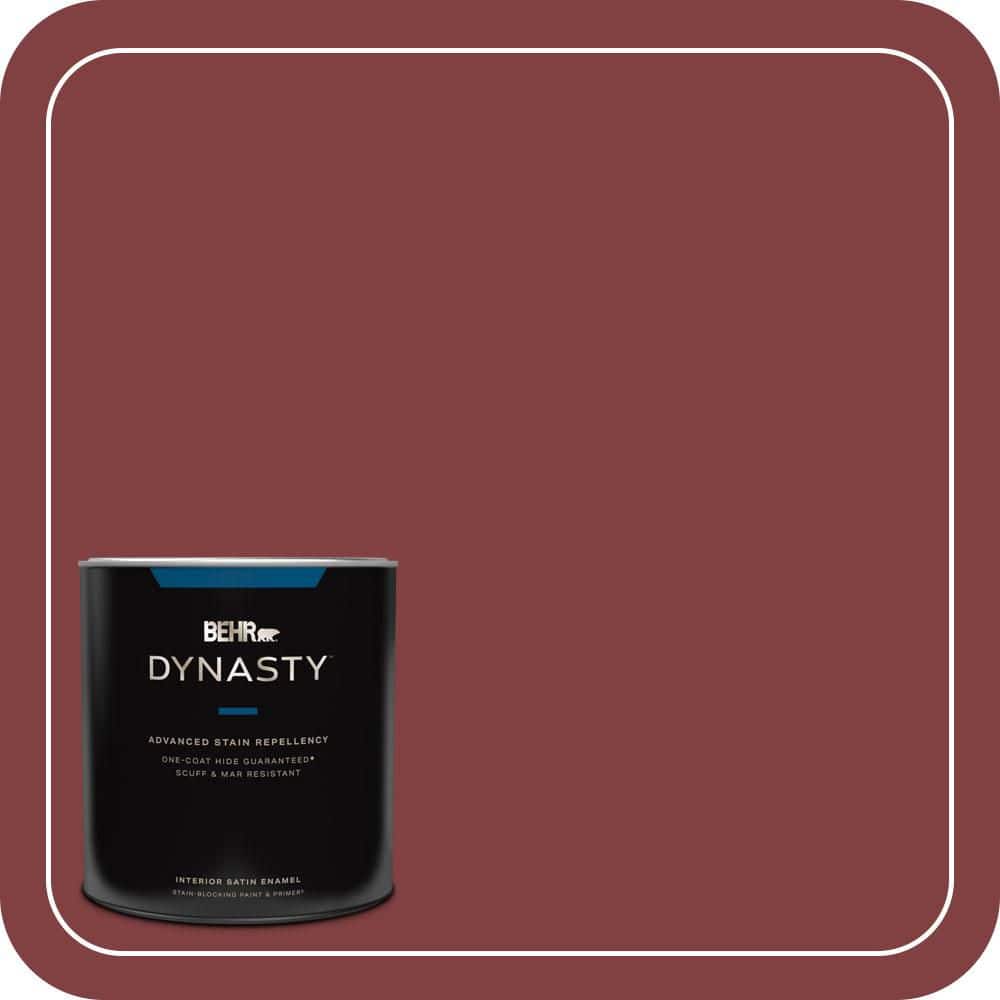 1 qt. #S-H-130 Red Red Wine Satin Enamel Interior Stain-Blocking Paint and Primer price history on PriceWatchPro