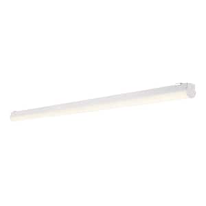 90-Watt Equivalent 8 ft. Integrated LED Linear White Strip Light with Selectable CCT/Wattage/Lumen and 0-10-Volt Dimming