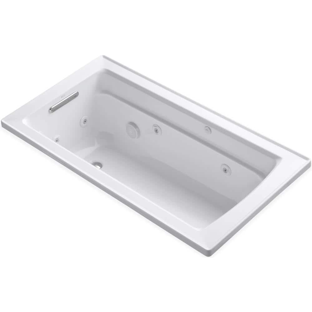 KOHLER Archer 5 ft. Whirlpool Tub in White
