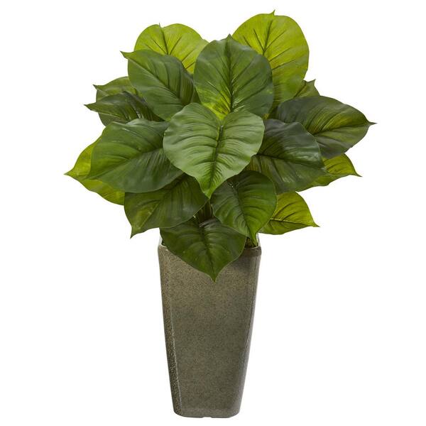 Nearly Natural 34in. Large Philodendron Artificial Plant in Green Planter (Real Touch)