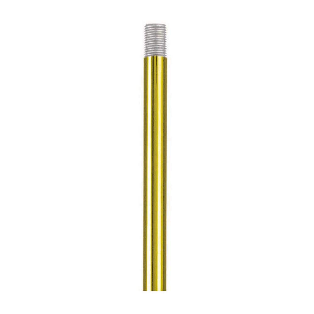 Polished Brass 12 Inch Steel Extension Rod