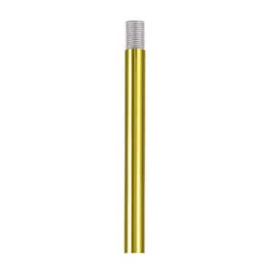 Polished Brass 12" Length Rod Extension Stems