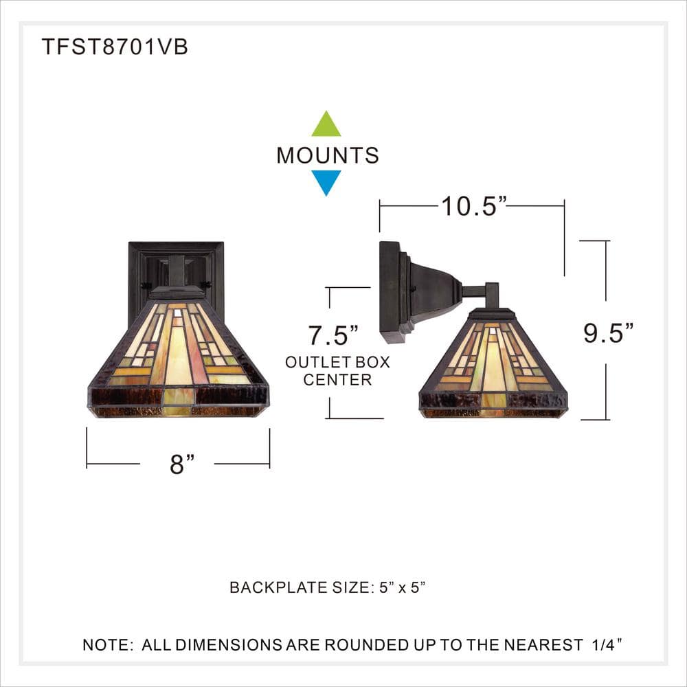 Stephen 10.5" Bronze Dimmable Direct Wired Sconce