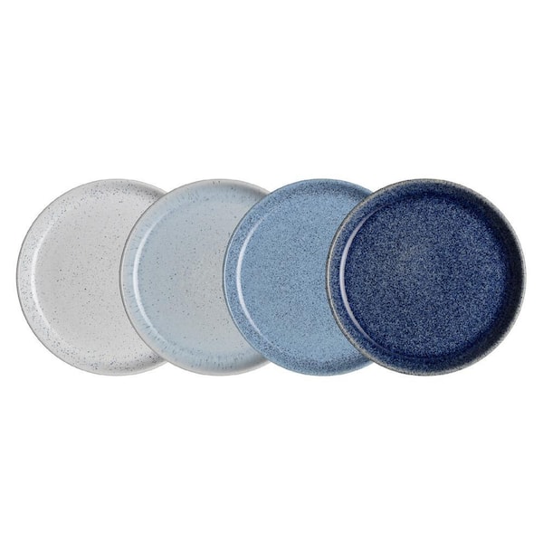 Studio Blue Set of 4 Coupe Small Plates
