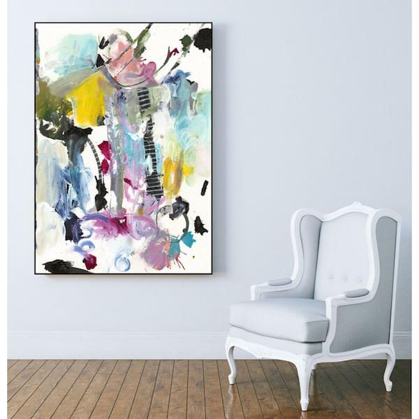 Unbranded 30 in. x 40 in. "Symphony I" by Jodi Fuchs Framed Wall Art