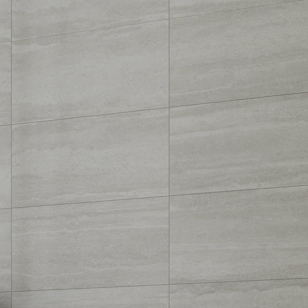 CRUZ BAY STUDIO Monument 12 in. x 24 in. Fawn Matte Porcelain Floor and Wall Tile (15.52 sq. ft./Case)