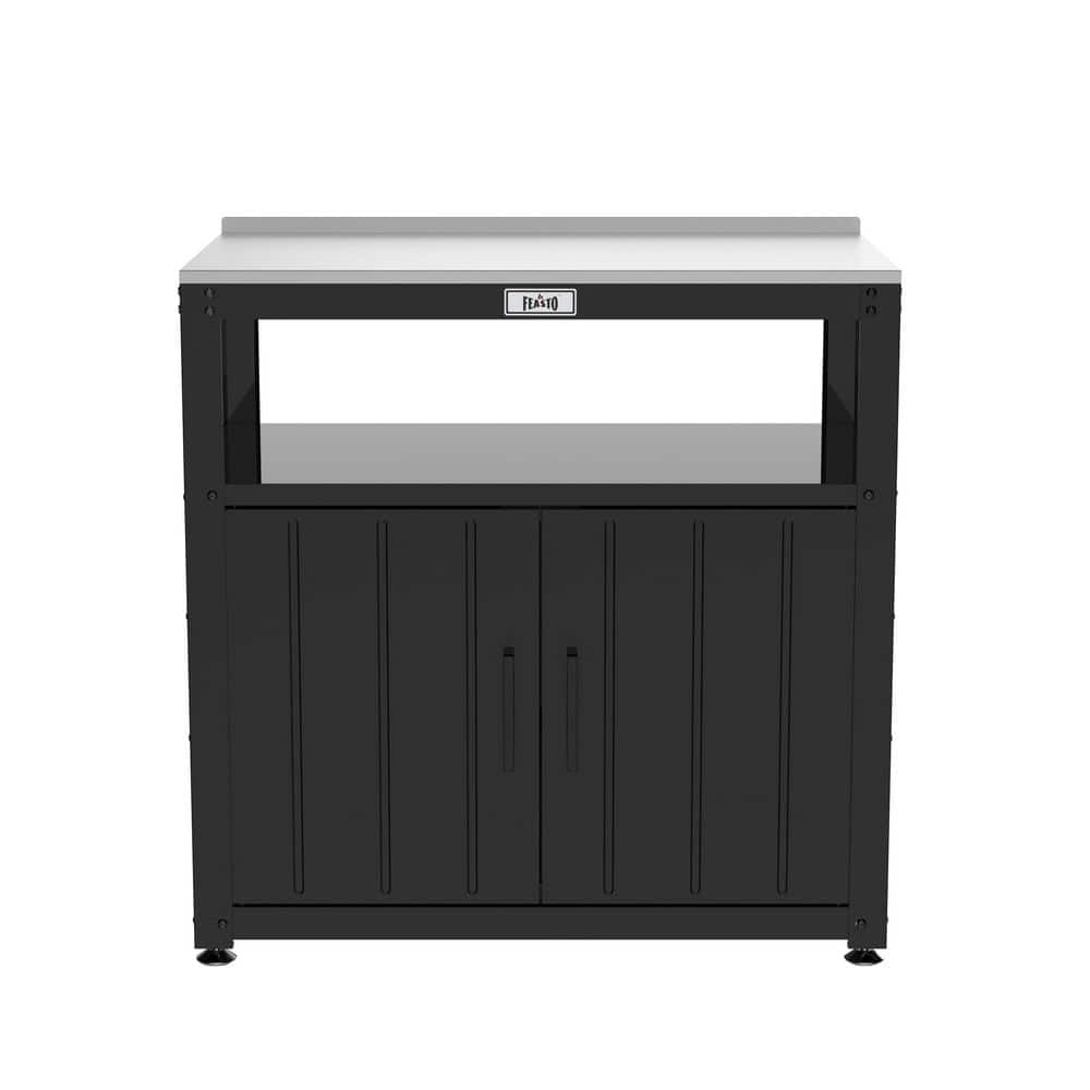 Garden Potting Bench with Storage Cabinet