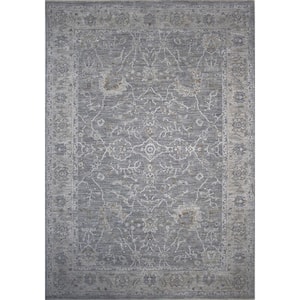 Nourison Nyle Slate Multicolor 8 ft. x 10 ft. Vintage Persian Area Rug  105103 - The Home Depot