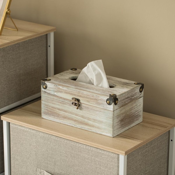 Modern Luxury Tissue Box Napkin Paper Holder Pumping Napkin Storage Box  Tissue Holder for Home Office Restaurant Kitchen Decor Beige 