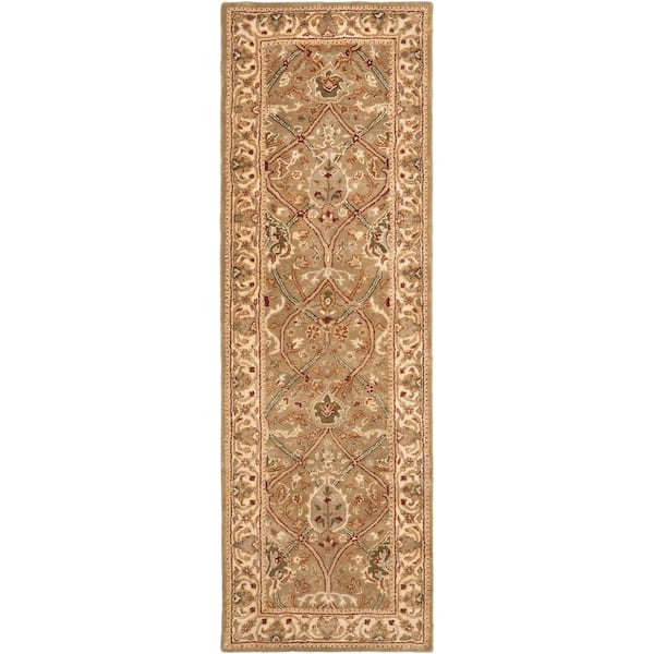 SAFAVIEH Persian Legend Light Green/Beige 3 ft. x 12 ft. Border Runner Rug