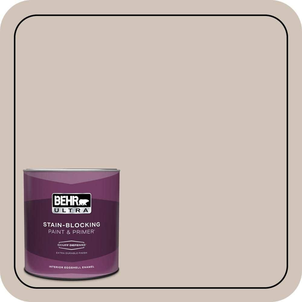 1 qt. #ICC-89 Gallery Taupe Extra Durable Eggshell Enamel Interior Paint & Primer price history on PriceWatchPro