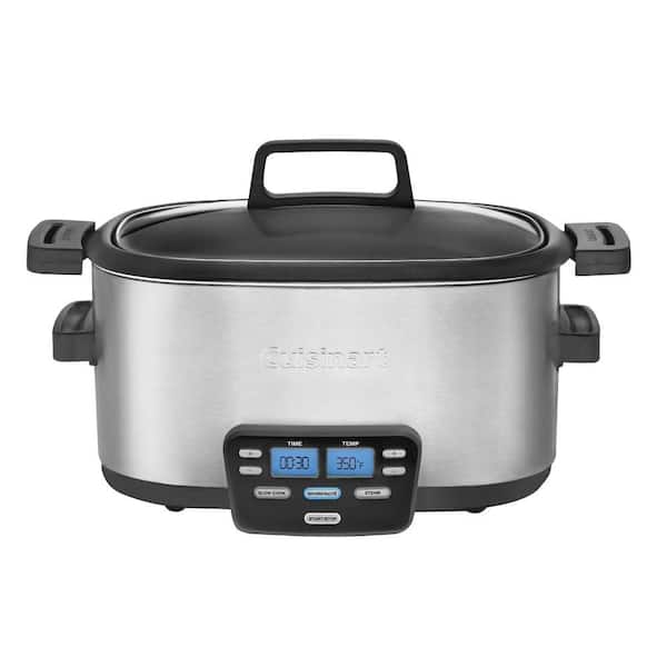Cuisinart Cook Central 6 Qt. Stainless Steel Electric Multi-Cooker with Aluminum Pot
