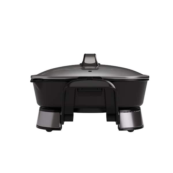 West Bend 11 sq. in. 4.2 Quart Electric Skillet with Foldable Base
