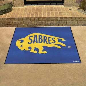 Buffalo Sabres Blue 34 in. x 42.5 in. All-Star Area Rug