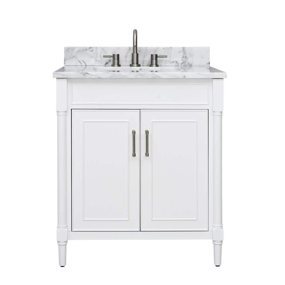 Avanity Bristol 31 in. W x 22 in. D x 35 in. H Bath Vanity in White