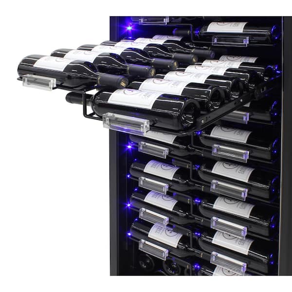 vino Amazon.com: UNTOMAX Wine Fridge Dual Zone 52 Bottles