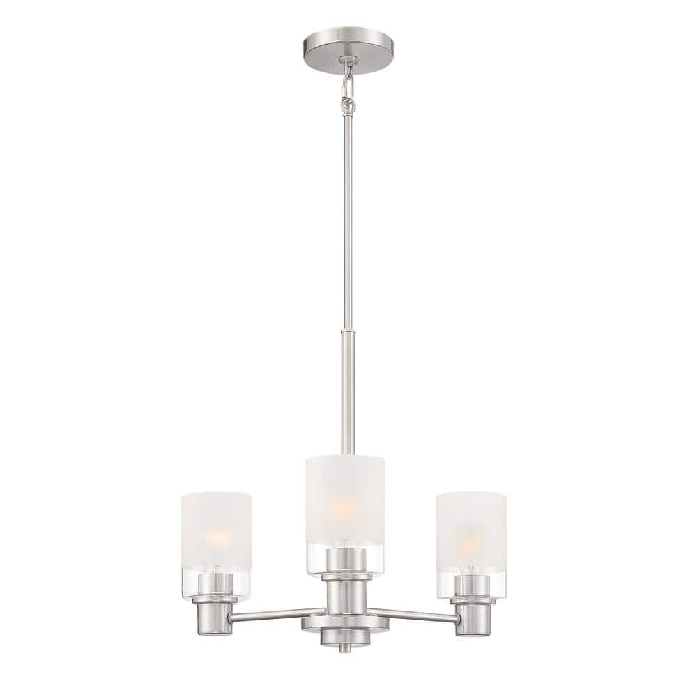 Designers Fountain - Cedar Lane - 3 Light Chandelier-17.75 Inches Tall and 20