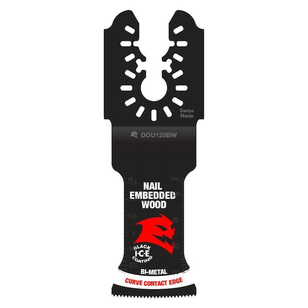Diablo 1‑1/4 in. Universal Fit Bi‑Metal Oscillating Blade for Nail‑Embedded Wood