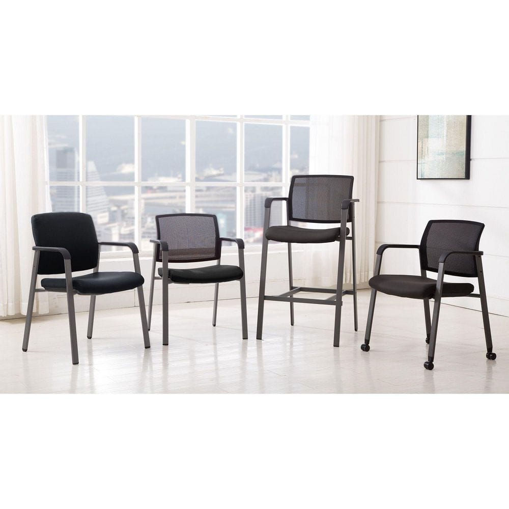 Antimicorbial Upholstery Guest Chair, Black, 1 Each price history on PriceWatchPro