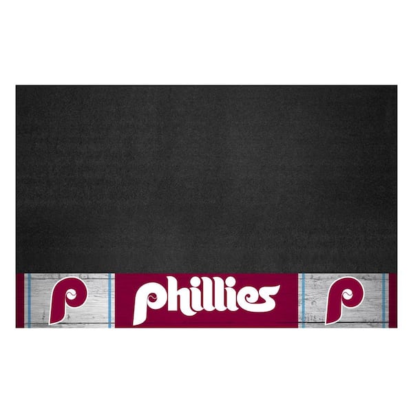 FANMATS 42 in. Philadelphia Phillies Vinyl Grill Mat