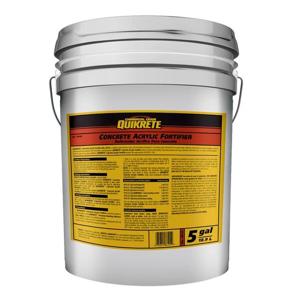 Quikrete 5Gal. Concrete Acrylic Fortifier D029A The Home Depot