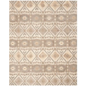 Wyndham Natural/Multi 9 ft. x 12 ft. Tribal Geometric Area Rug